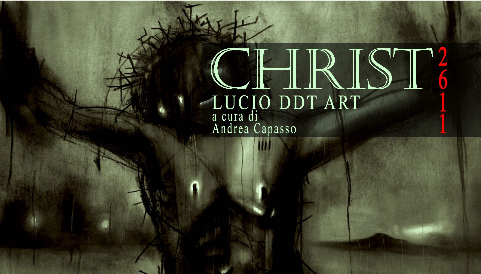 Christ 2611″ di Lucio DDT Art in mostra a San Nicola a Pistaso